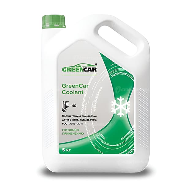 GreenCar Coolant G12++  антифриз (зелёный) 5 кг.